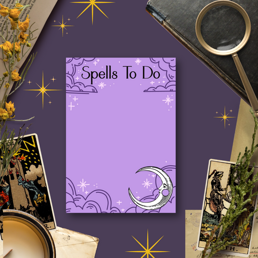 Spells To Do Notepad