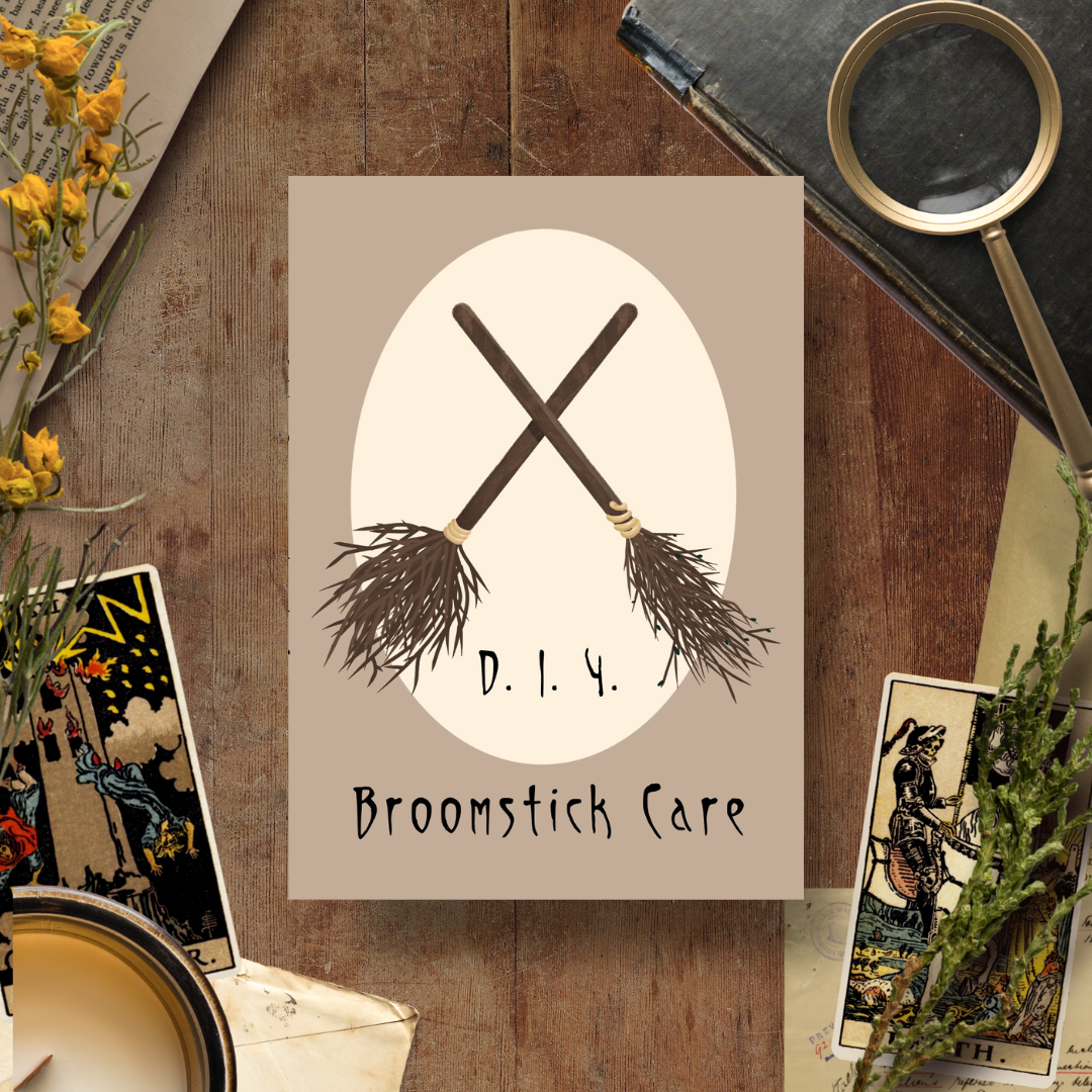 DIY Broomstick Care, Softcover Notebook