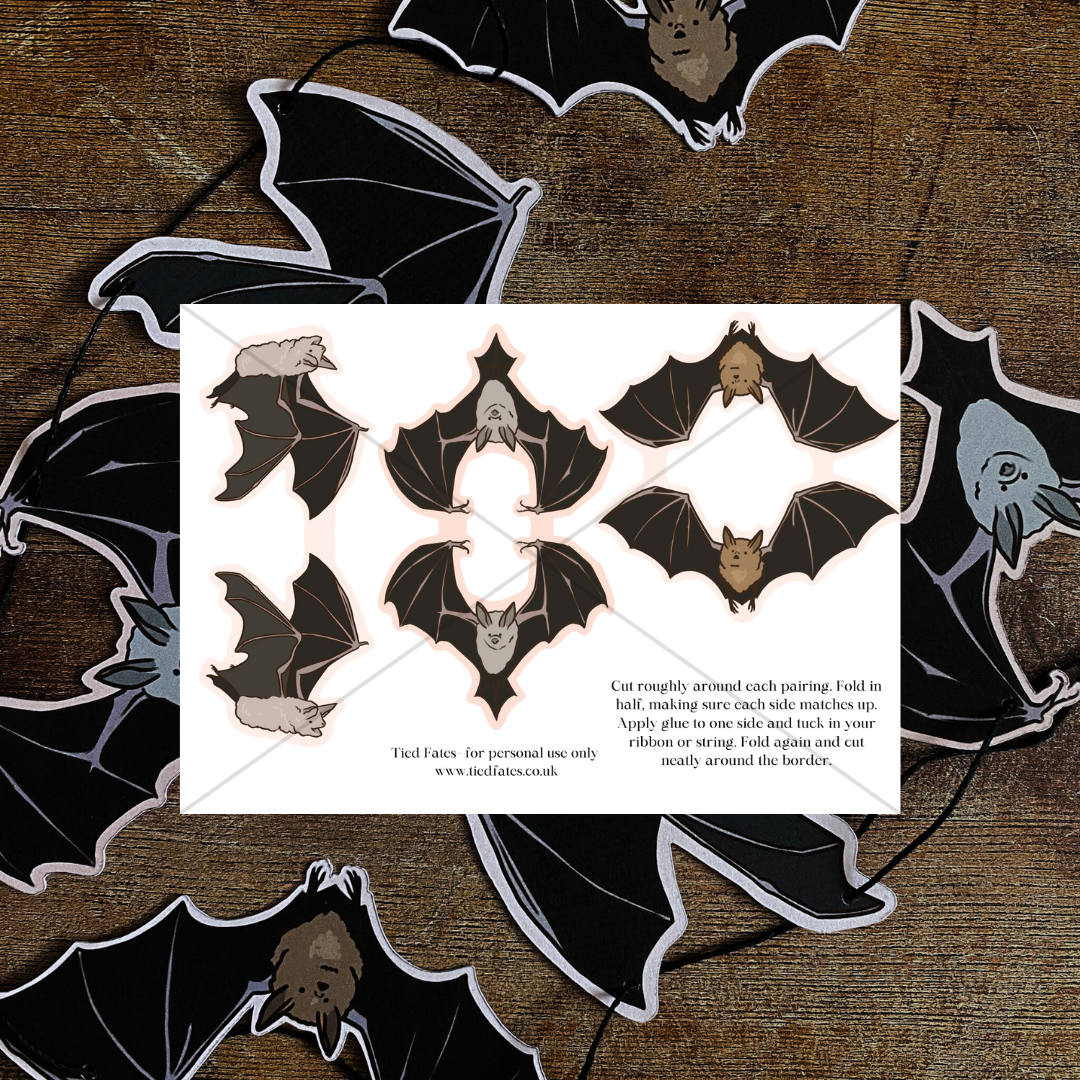 DIY Bat Garland, Digital Download