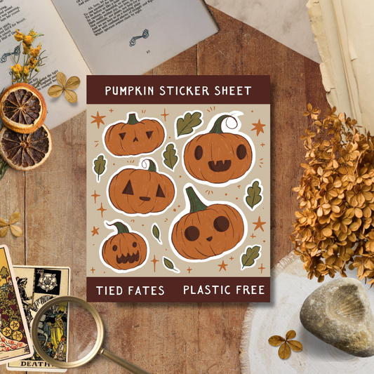 Pumpkin Sticker Sheet