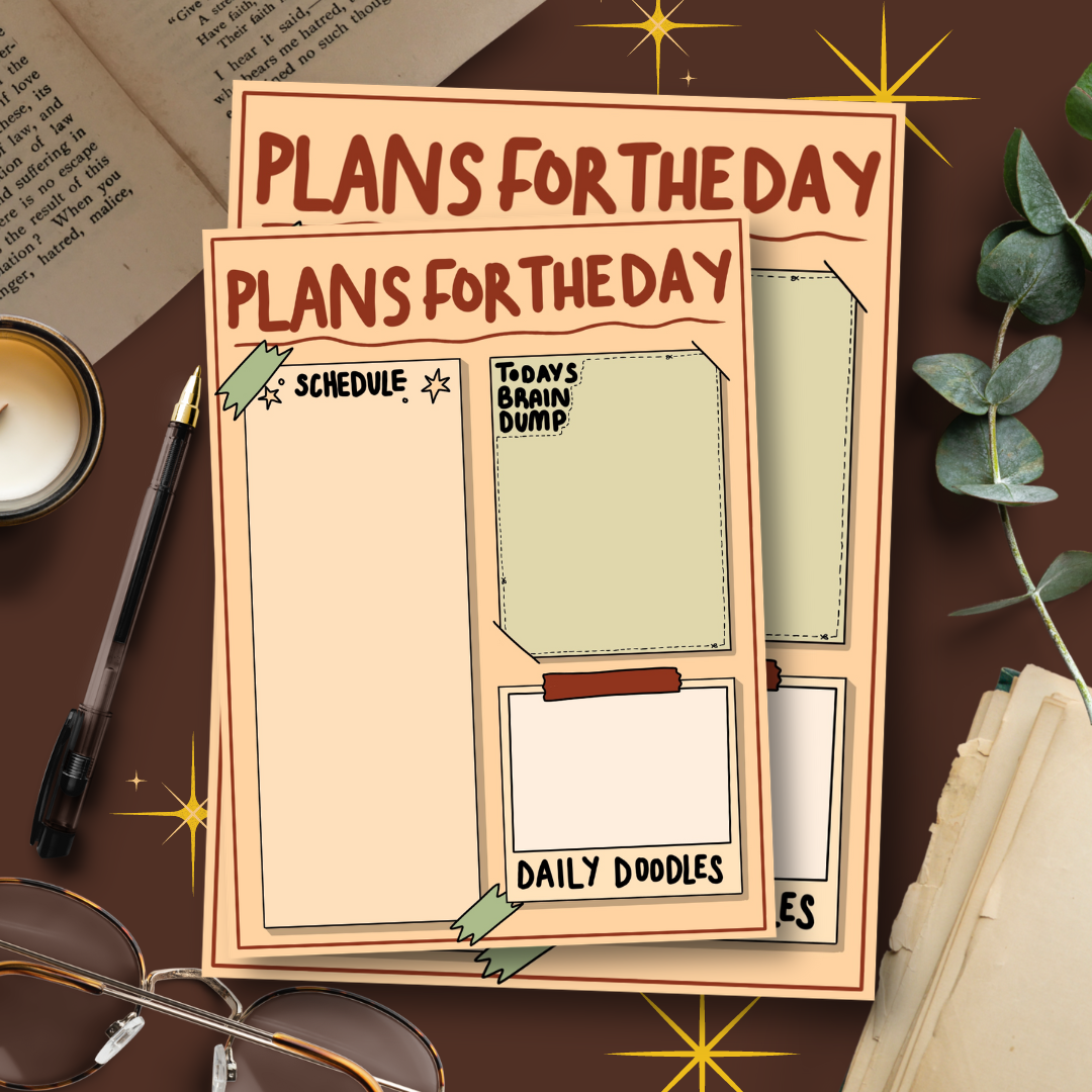 Daily Planner Calendar Notepad