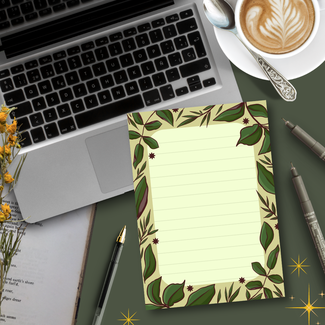 Leafy Plain Notepad