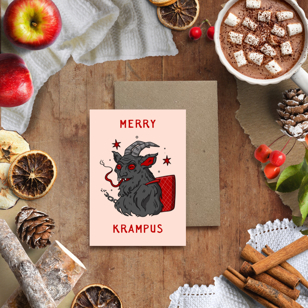 Krampus Christmas Card