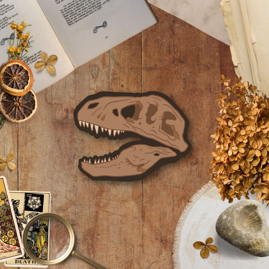 Dino Skull, Die Cut Sticker