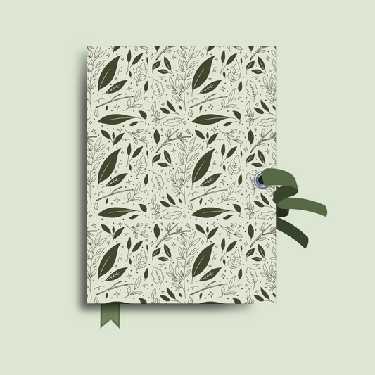 Leaf Pattern, Hardback Notebook