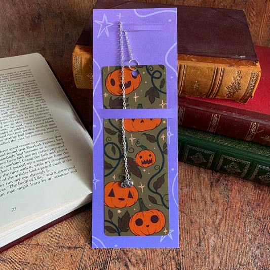 Autumn Pumpkin, Chain Bookmark