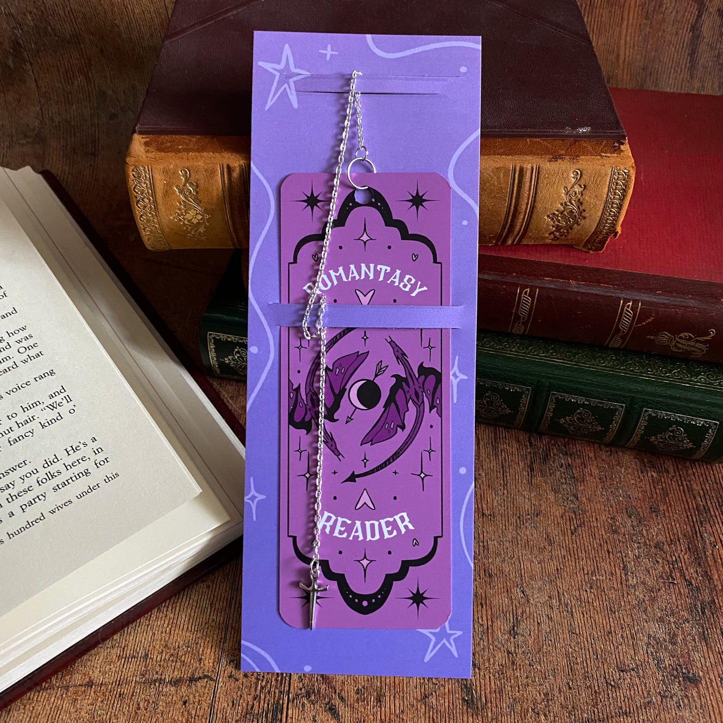 Romantasy Reader Chain Bookmark