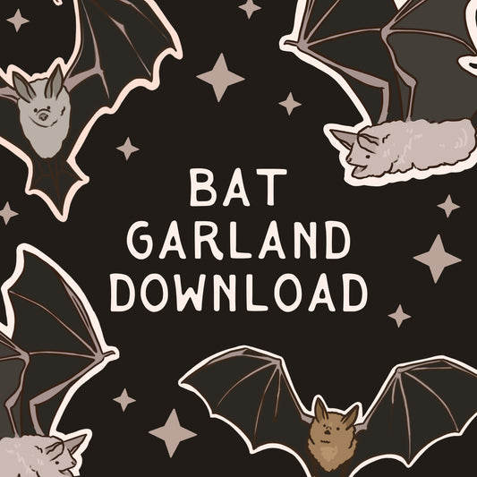 DIY Bat Garland, Digital Download