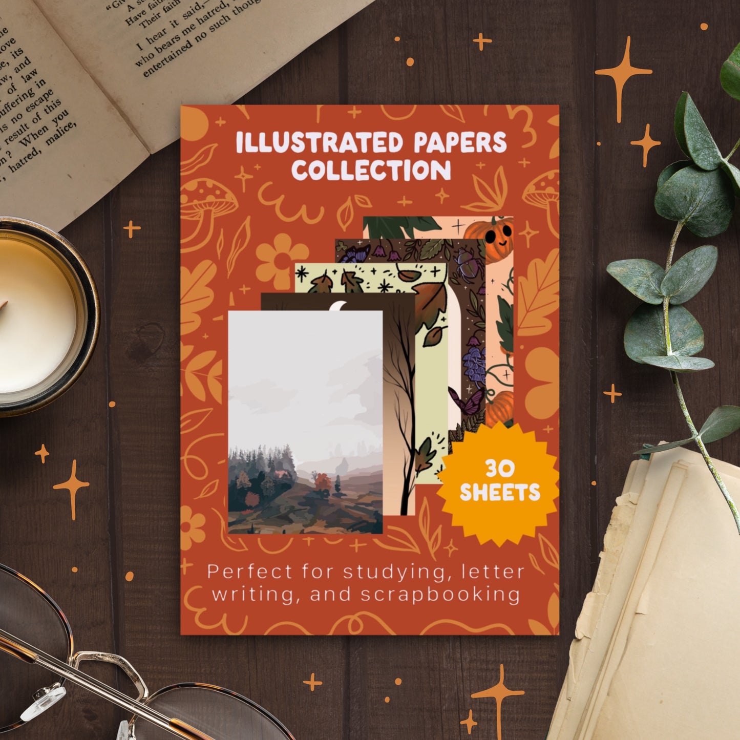 Autumn Illustrated Papers