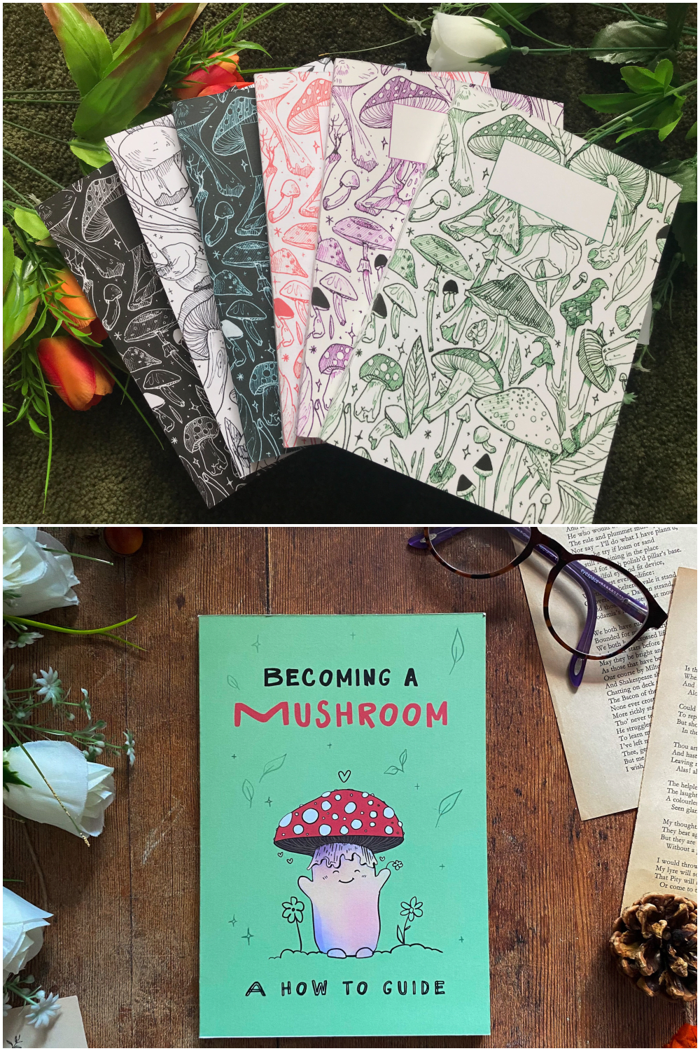 Mushroom Lover's Notebook Bundle